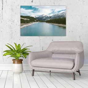Obraz horskej krajiny (90x60 cm)