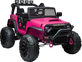 LEAN CARS Jeep JC666 Ružové maľované auto na batérie