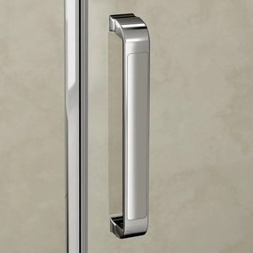 D‘Eluxe - SPRCHOVÉ DVERE - Sprchové dvere SINGLE LU55 0-100xcm sprchové dvere pivotové jednokrídlové číre 8 chróm univerzálna - ľavá/pravá 80 195 80x195 48