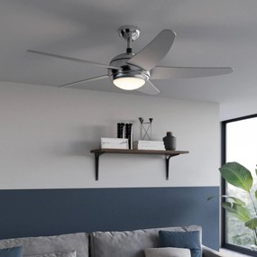 Starluna Anneka stropný LED ventilátor, strieborná