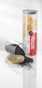 SIMAX NÁDOBA SO SIVÝM VEKOM 1800 ML