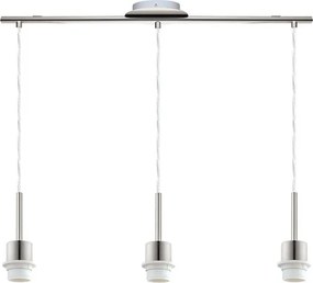 Brilagi - LED závesný luster na lanku NUBILA 3xE27/60W/230V krémový