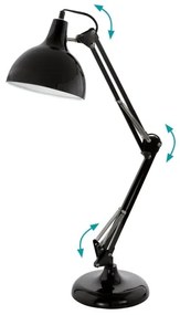 Eglo 94697 - Stolná lampa BORGILLIO 1xE27/40W/230V