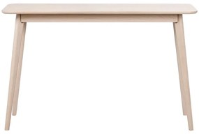 Konzolový stolík v dekore duba v prírodnej farbe 120x40 cm Yumi - Rowico