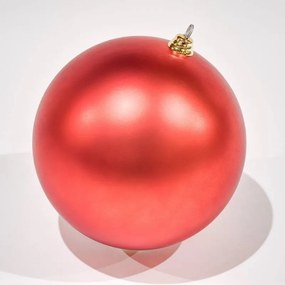 DECOLED Plastová guľa, 30 cm, červená, matná