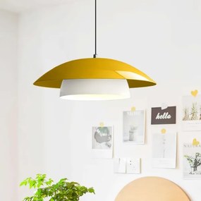 Závesné svietidlo na lanku MOONLIGH 1xE27/40W/230V žlté