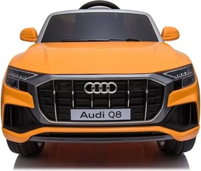 LEAN CARS Audi Q8 batéria auto JJ2066 žltá lakovaná