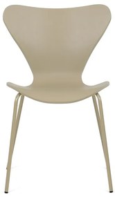 Autronic BONTEC Jedálenská stolička, hnedá, plast, CT-X7034 CAP Farba: Béžová