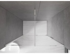 Mexen Velar, posuvné dvere do otvoru 130x200 cm, 8mm číre sklo, chrómový profil, 871-130-000-01-01