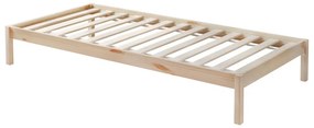 Detská poschodová posteľ s prístelkou 90 cm Virtuoso (prírodná) (s roštom) (s úl. priestorom). Vlastná spoľahlivá doprava až k Vám domov. 1116554