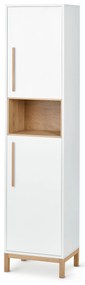 Vysoká skrinka do kúpeľne »Eklund«, biela