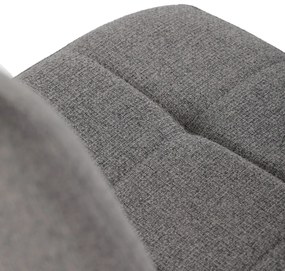 Jedálenský set s keramickou doskou a 4 stoličkami, sivá