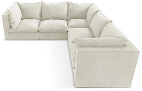 Béžová rohová pohovka Manao – Makamii