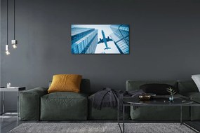 Obraz canvas Budovy letún neba 140x70 cm