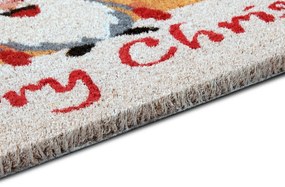 Rohožka Trpaslíci na snehu 106201 - na von aj na doma, 40x70, hnedá, chodba / predsieň, Hanse Home