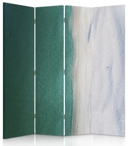 Gario Paraván Tyrkysové more Rozmery: 145 x 170 cm, Prevedenie: Otočný paraván 360°