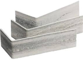 Obkladový pásik rohový Elastolith NEBRASCA 24x7,1 cm šedý farebný