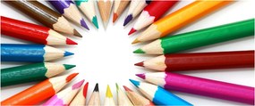 Obraz ceruziek (120x50 cm)