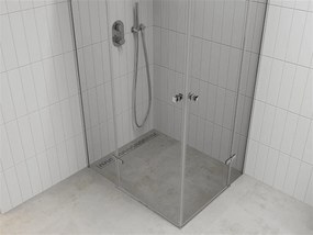 Mexen Roma DUO sprchovací kút 100x80 cm, priehľadný, chróm, 854-100-080-02-00