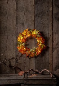 STAR TRADING Svietiaci veniec Autumn 45 cm