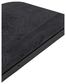 Čierna polica z mangového dreva 50 cm Tarontu – Light &amp; Living
