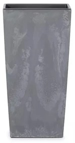 Vysoký plastový kvetináč DURS400E 40 cm - tmavosivá