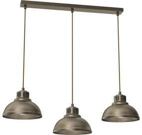 Luster na lanku SVEN 3xE27/15W/230V mosadz