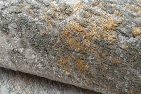 Koberec AKRYL ELITRA 8105 Abstrakcia slonia kosť / oranžový