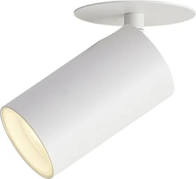 Sada 6 moderných zapustených bodových svetiel biela GU10 50mm IP44 - Chels