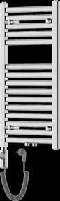 Mexen Hades, elektrické vykurovacie teleso 800 x 400 mm, 300 W, chrómová, W104-0800-400-2300-01