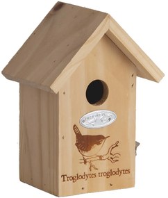 Vtáčia búdka Simple, 19,5x14,5x11 cm, drevo, hnedá
