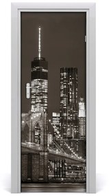 Fototapeta samolepiace dvere Manhattan New York 85x205 cm