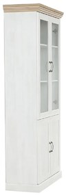 Tempo Kondela Vitrína, sosna nordická/dub divoký, ROYAL W4D