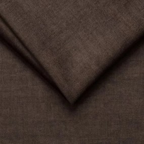 Rohová sedacia súprava Sergio, tmavo hnedá látka, pravý roh