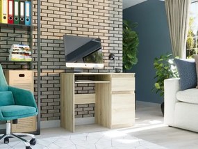 Moderný písací, kancelársky stôl MODERN N-33 - rôzne farebné prevedenia antracit mix artisan