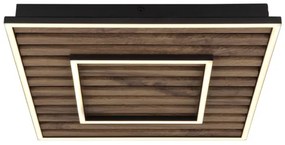 Globo 67345D1 - LED stropné svietidlo WOODY LED/36W/230V 3000K 45x45 cm