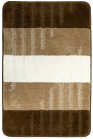 Kúpeľňový koberček VIC béžový / hnedý
