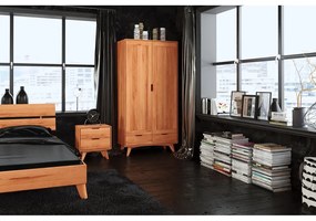 Šatníková skriňa z bukového dreva 90x180 cm Greg - The Beds