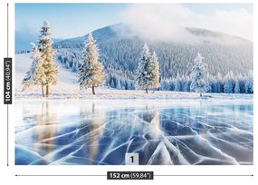 Fototapeta Vliesová Zamrznuté jazero 250x104 cm