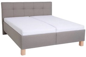 Čalouněná postel s úložným prostorem bez matrace MARIA 180x200 cm taupe PO0008