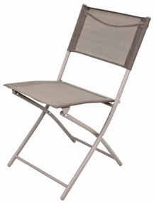 Dekorstudio Balkónový skladací set na malý balkón 2x stolička a stôl - béžový