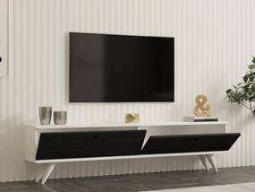 TV stolík/skrinka Butepe (antracit + biela) . Vlastná spoľahlivá doprava až k Vám domov. 1095159