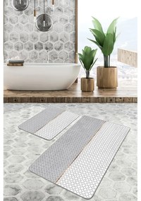 Sivé kúpeľňové predložky v súprave 2 ks 60x100 cm – Mila Home