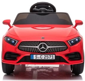 LEAN TOYS ELEKTRICKÉ AUTÍČKO - Mercedes CLS 350 - nelakované - červené  - 2x45W MOTOR - 1x12V4,5Ah BATÉRIA - 2022