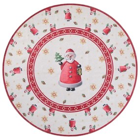 Červený okrúhly koberec s vianočným motívom ø 160 cm Toy's Delight Santa Claus – Villeroy&amp;Boch