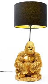 Animal Gorilla stolná lampa zlatá