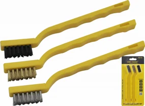 CROWNMAN Sada drôtených kief 18 cm - 3 ks
