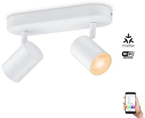 WiZ WiZ - LED RGBW Stmievateľné bodové svietidlo IMAGEO 2xGU10/4,9W/230V Wi-Fi WI0035