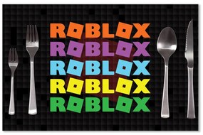 Sablio Prestieranie ROBLOX Farebný text: 40x30cm