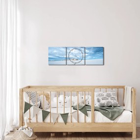 Obraz poľa (s hodinami) (90x30 cm)